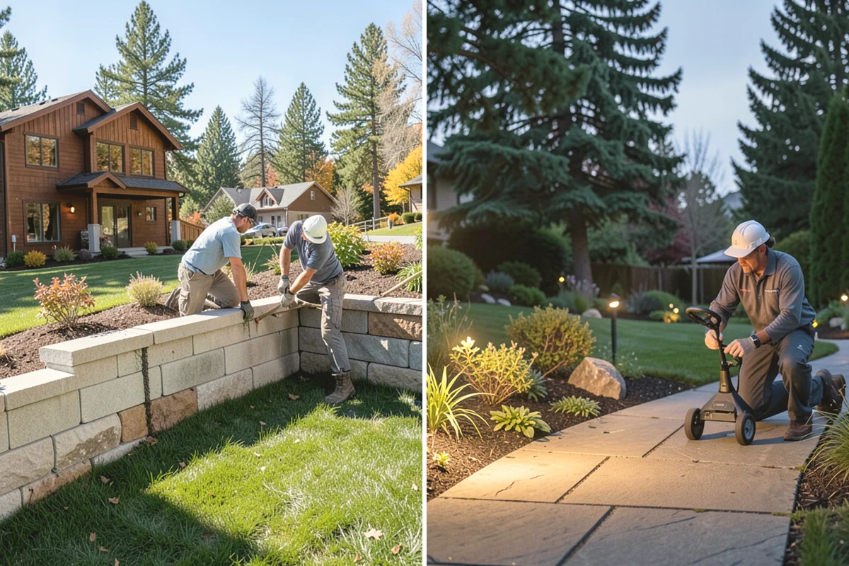 Mulch Refresh in Tacoma, Pierce County, WA - Clear leaves, twigs, and surface debris from the beds