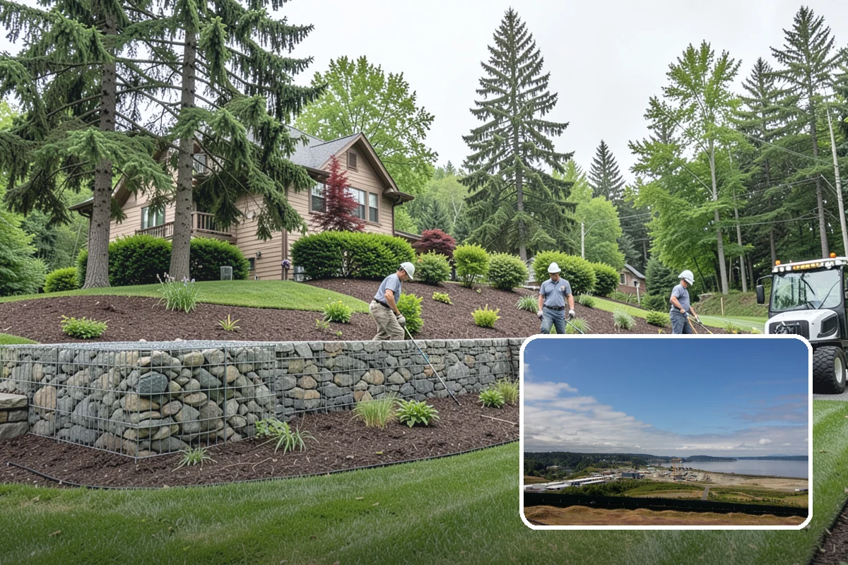 Mulch Refresh in University Place, Pierce County, WA - Renews a dark, uniform look across settled beds