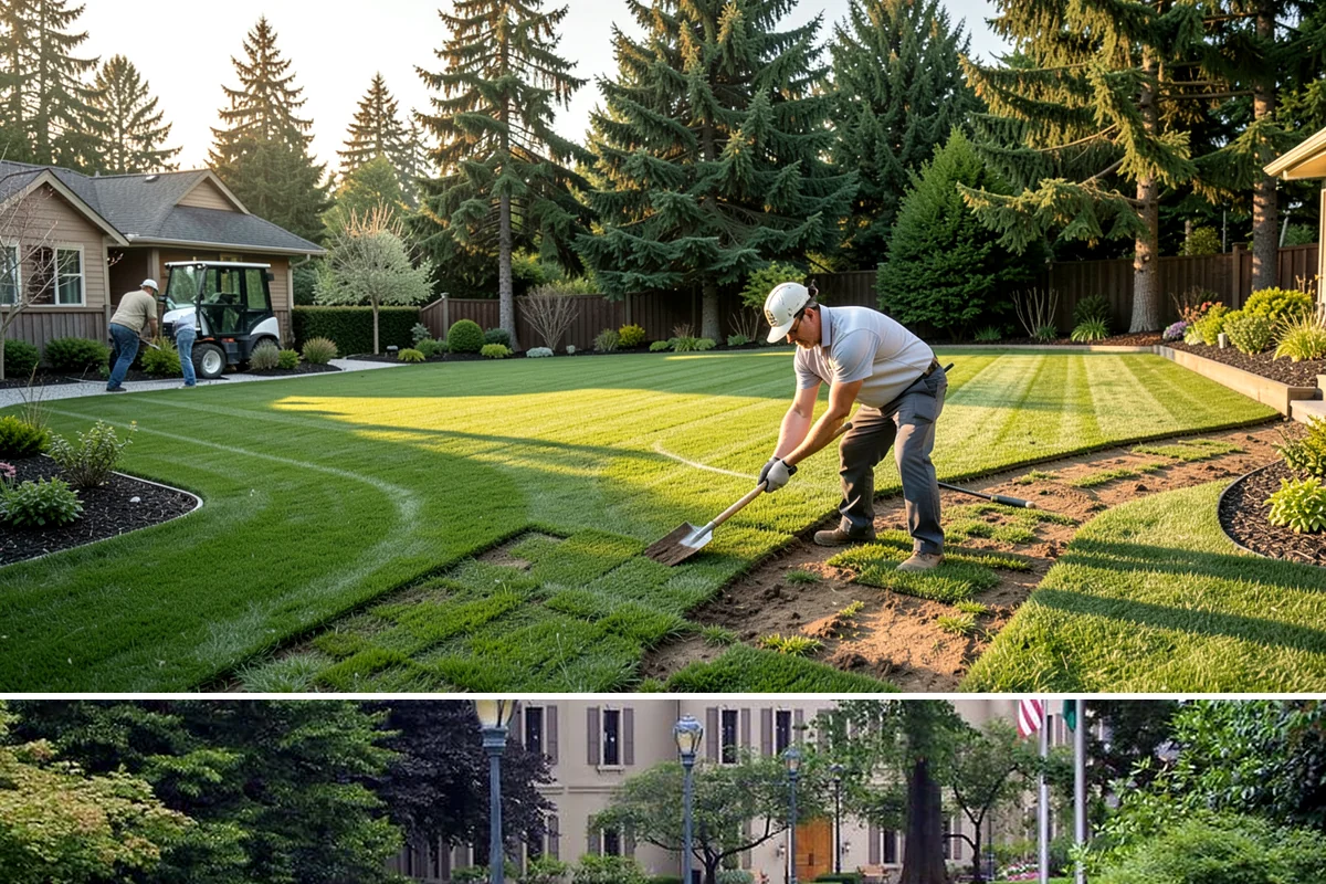 Mulch Refresh in Woodinville, King County, WA - Best applied in spring to lock in moisture before the dry summer, with an optional light fall top-up before sustained rain.