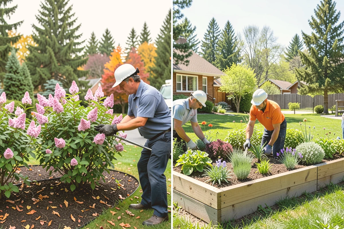 Mulch Replacement in Algona, King County, WA - Excavate and haul the fully decomposed old mulch