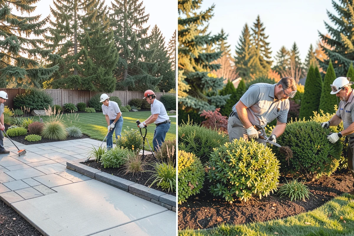 Mulch Replacement in Auburn, King County, WA - Excavate and haul the fully decomposed old mulch