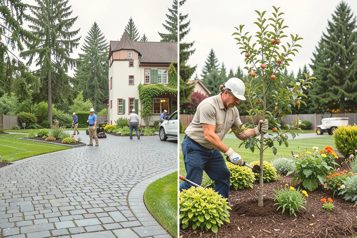 Mulch Replacement in Bellevue, King County, WA - Excavate and haul the fully decomposed old mulch