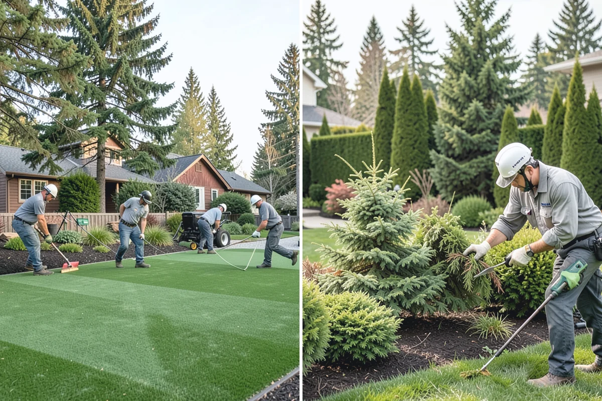 Mulch Replacement in Bonney Lake, Pierce County, WA - Excavate and haul the fully decomposed old mulch