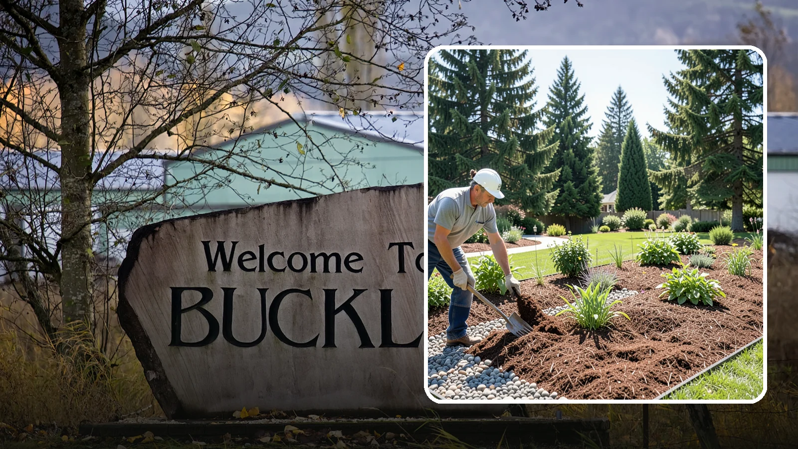 Mulch Replacement in Buckley, Pierce County, WA - Full removal and reinstall of organic mulch to rebuild healthy, moisture-balanced beds.