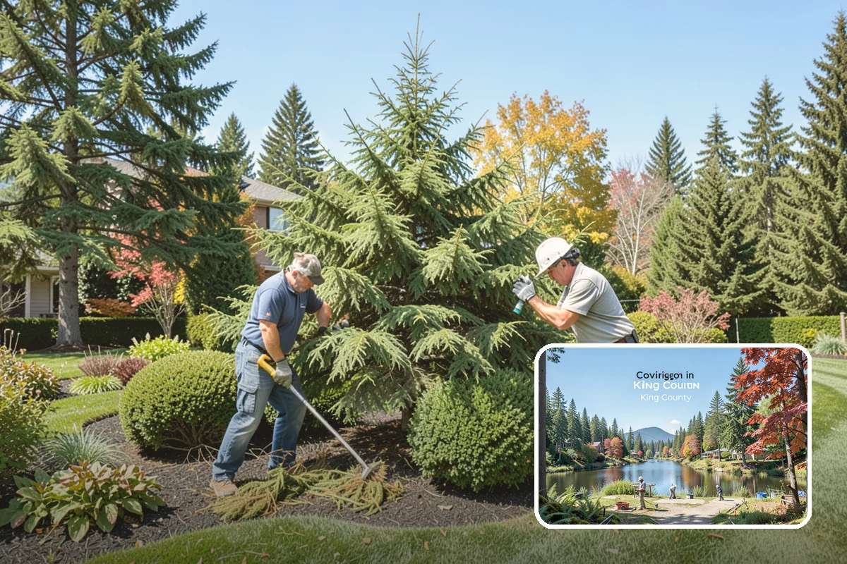 Mulch Replacement in Covington, King County, WA - Rebuilds soil structure as the fresh organic layer decomposes