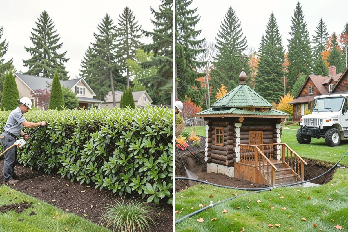 Mulch Replacement in Duvall, King County, WA - Excavate and haul the fully decomposed old mulch