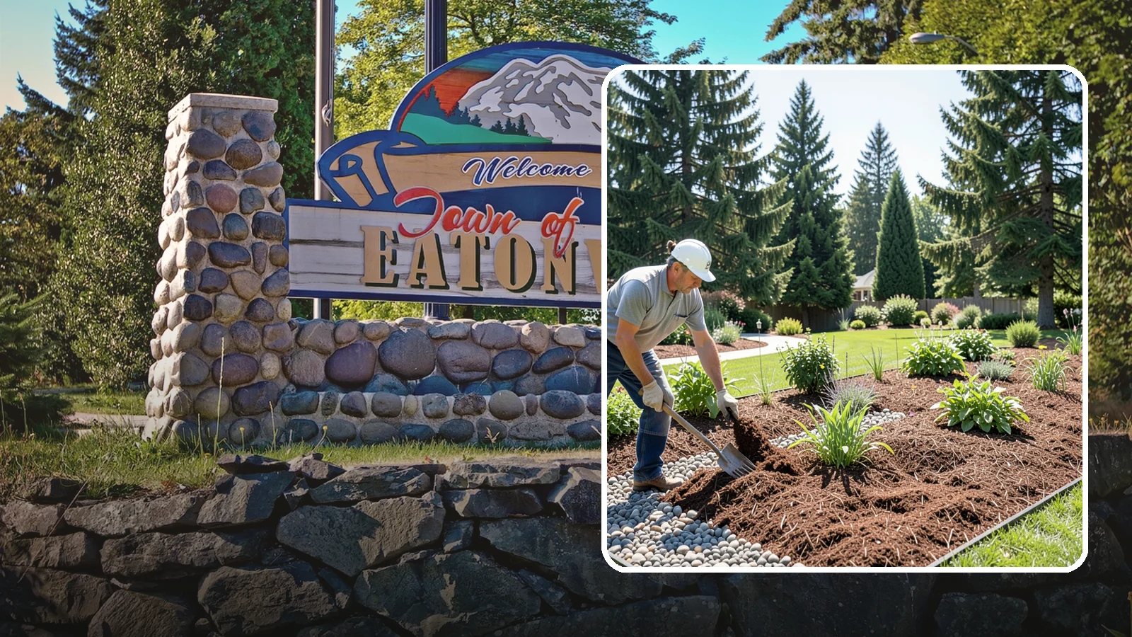 Mulch Replacement in Eatonville, Pierce County, WA - Full removal and reinstall of organic mulch to rebuild healthy, moisture-balanced beds.