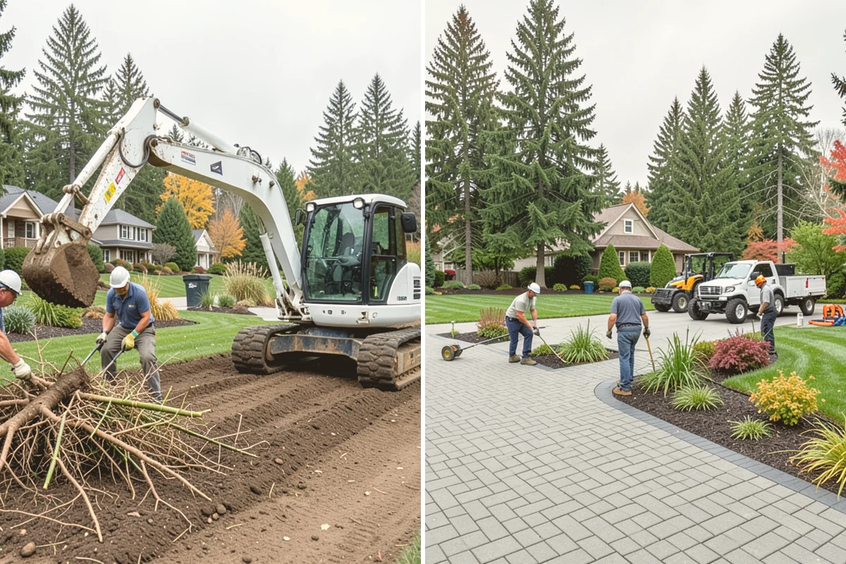 Mulch Replacement in Eatonville, Pierce County, WA - Excavate and haul the fully decomposed old mulch