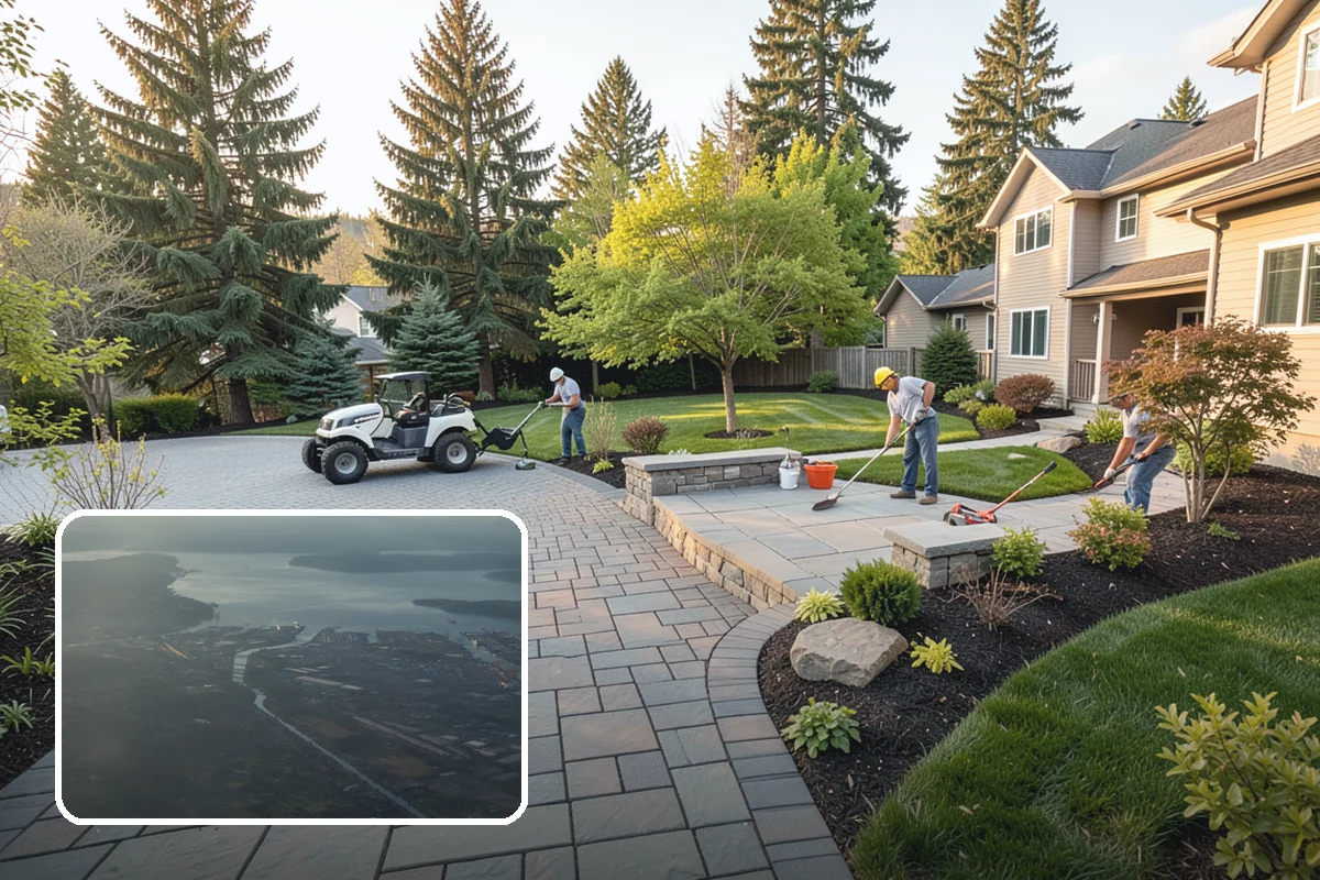 Mulch Replacement in Fife, Pierce County, WA - Rebuilds soil structure as the fresh organic layer decomposes