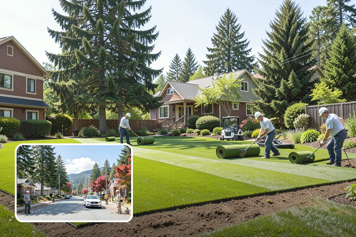 Mulch Replacement in Hunts Point, King County, WA - Rebuilds soil structure as the fresh organic layer decomposes