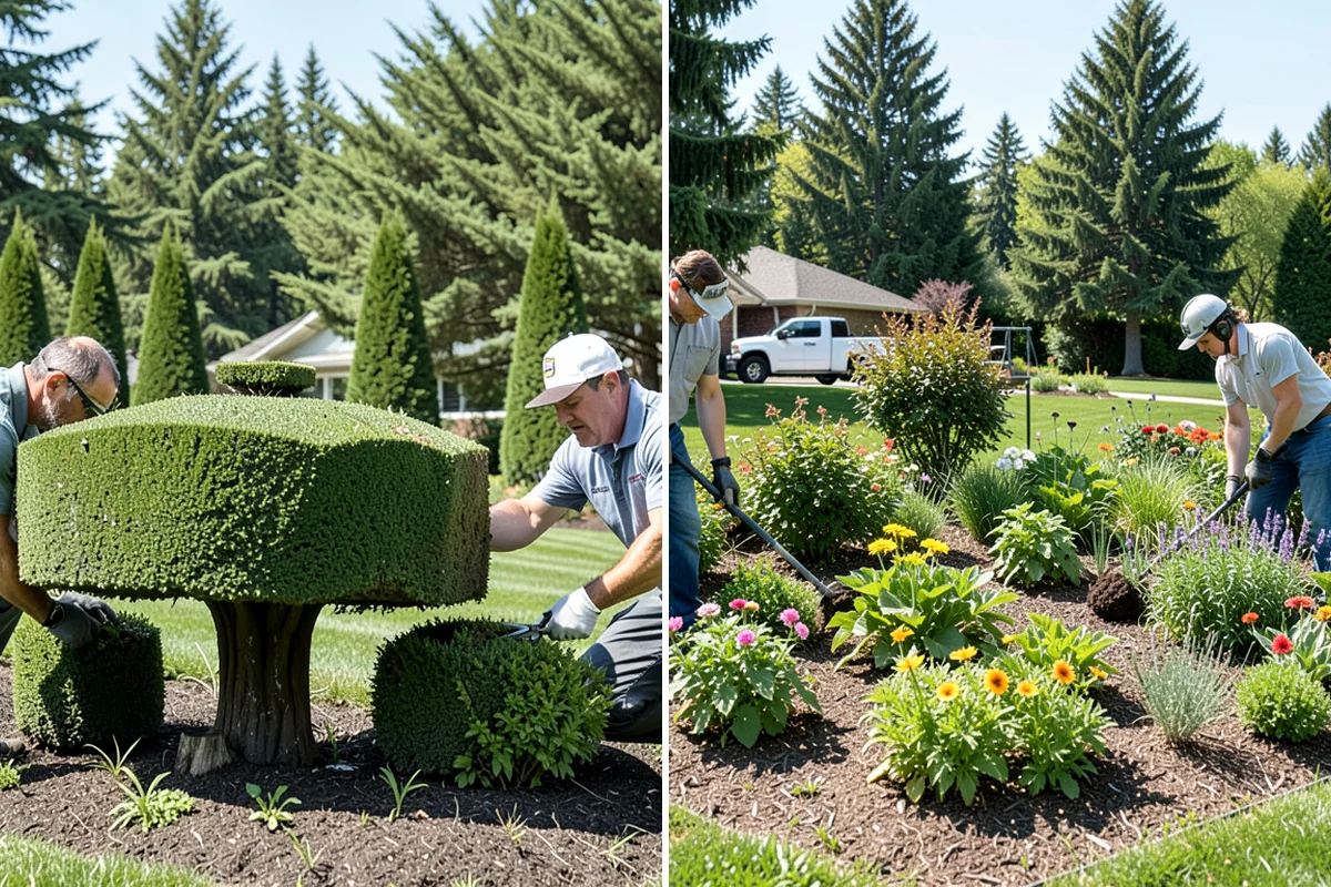 Mulch Replacement in Hunts Point, King County, WA - Excavate and haul the fully decomposed old mulch