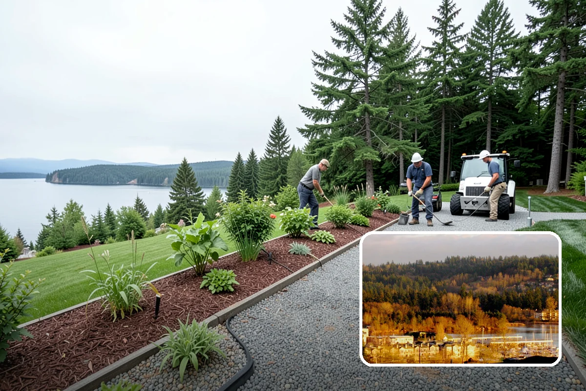 Mulch Replacement in Kenmore, King County, WA - Rebuilds soil structure as the fresh organic layer decomposes