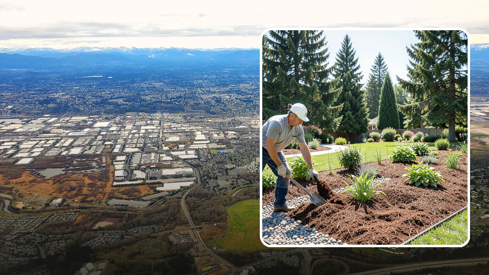 Mulch Replacement in Kent, King County, WA - Full removal and reinstall of organic mulch to rebuild healthy, moisture-balanced beds.