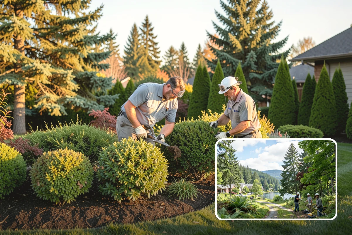 Mulch Replacement in Lake Forest Park, King County, WA - Rebuilds soil structure as the fresh organic layer decomposes
