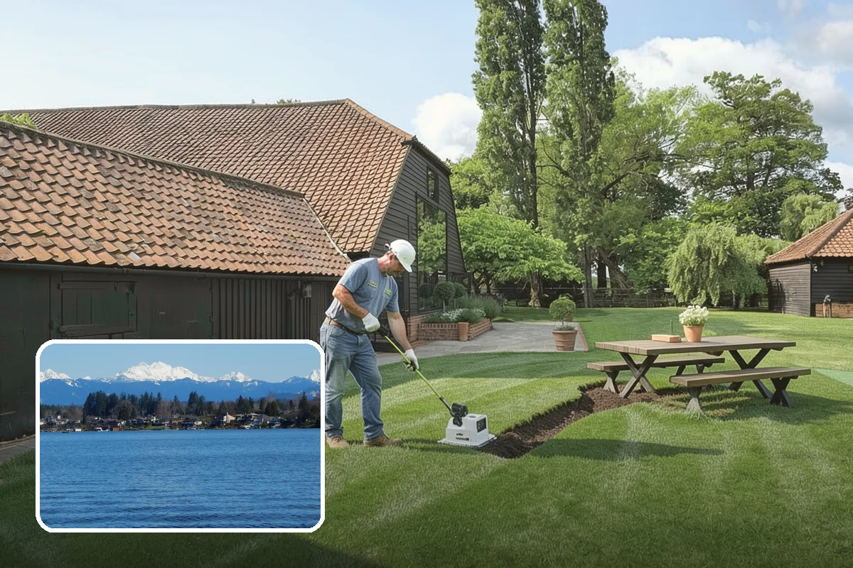 Mulch Replacement in Lake Stevens, Snohomish County, WA - Rebuilds soil structure as the fresh organic layer decomposes