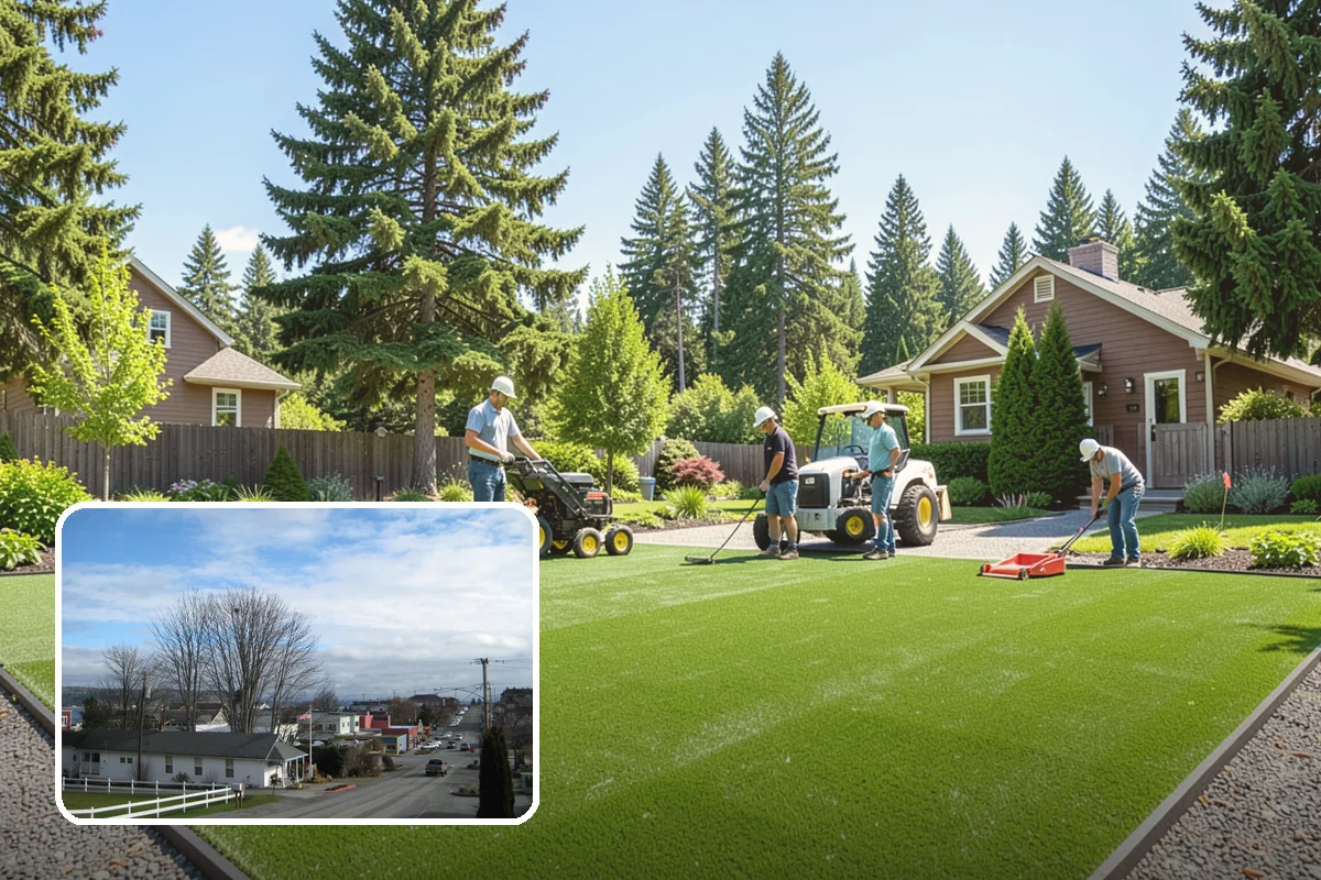 Mulch Replacement in Langley, Island County, WA - Rebuilds soil structure as the fresh organic layer decomposes