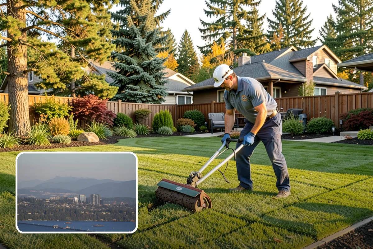 Mulch Replacement in Medina, King County, WA - Rebuilds soil structure as the fresh organic layer decomposes