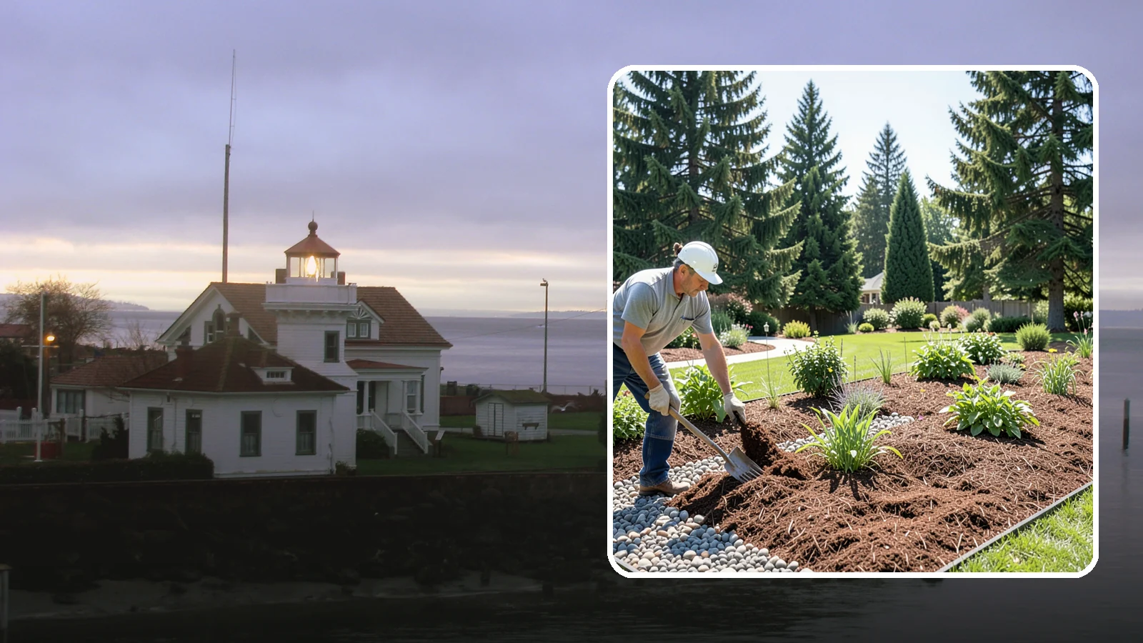 Mulch Replacement in Mukilteo, Snohomish County, WA - Full removal and reinstall of organic mulch to rebuild healthy, moisture-balanced beds.