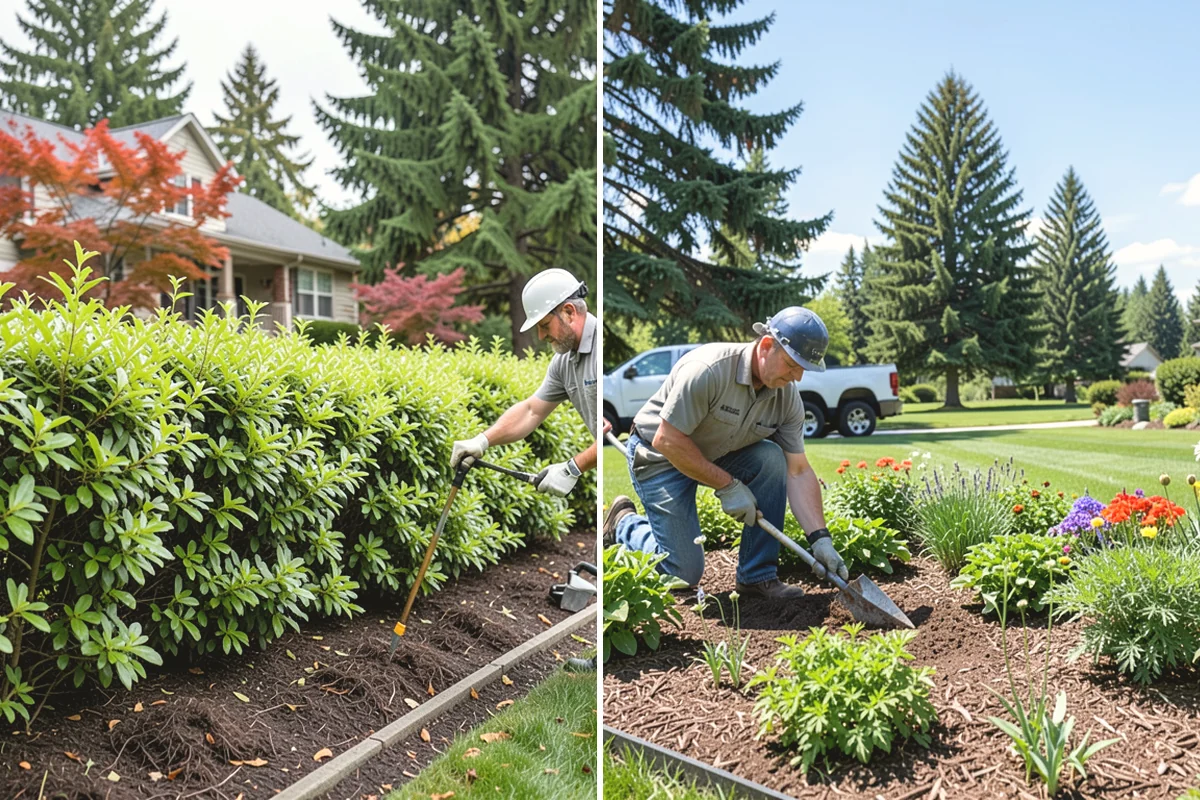 Mulch Replacement in Mukilteo, Snohomish County, WA - Excavate and haul the fully decomposed old mulch