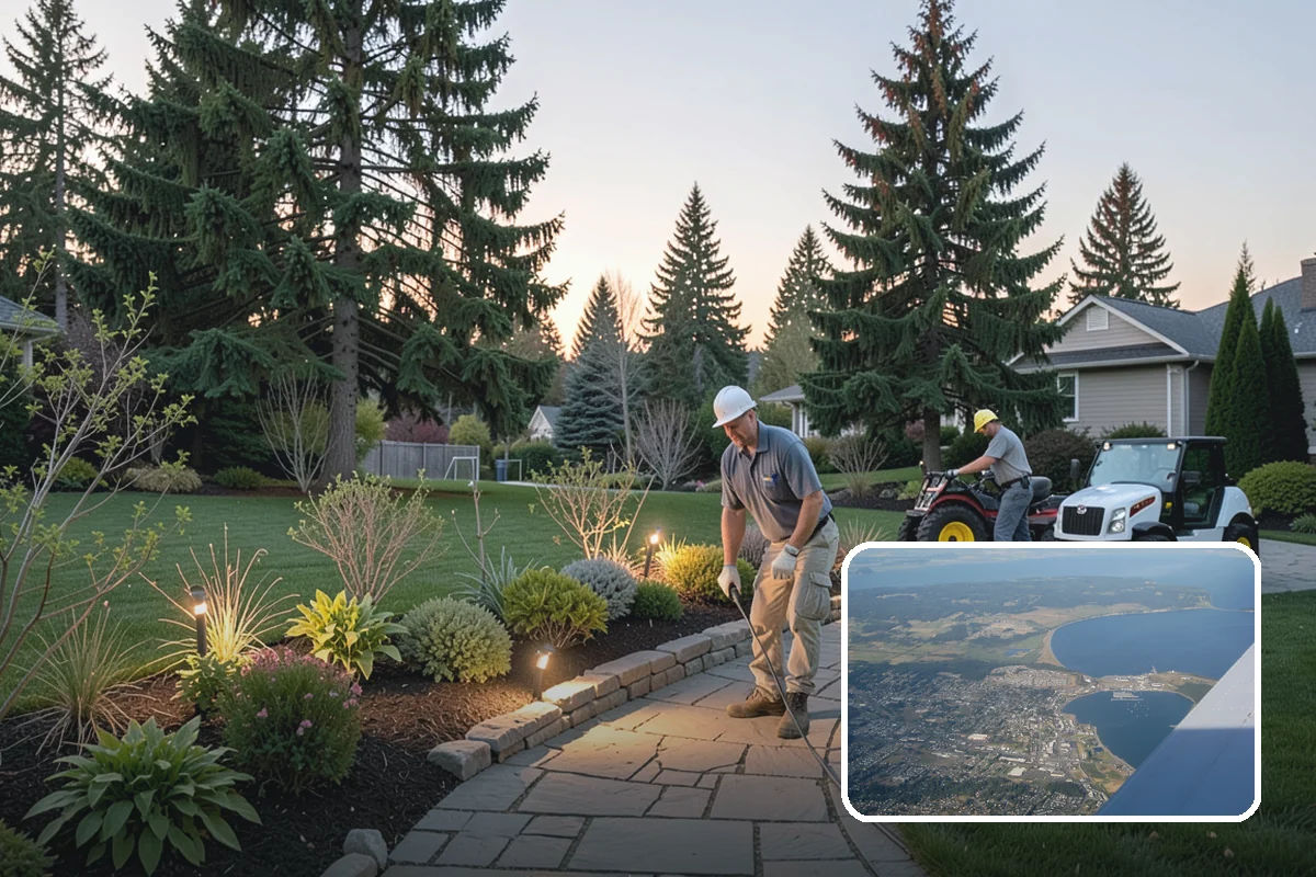 Mulch Replacement in Oak Harbor, Island County, WA - Rebuilds soil structure as the fresh organic layer decomposes