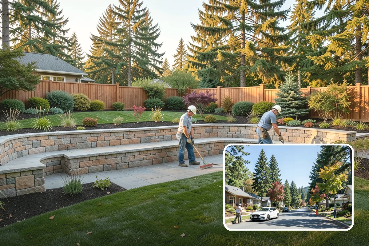 Mulch Replacement in Orting, Pierce County, WA - Rebuilds soil structure as the fresh organic layer decomposes