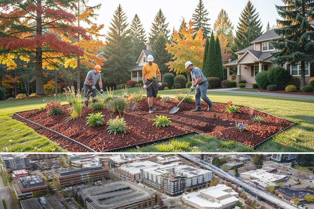 Mulch Replacement in Redmond, King County, WA - Late spring is prime, once soil has warmed and drained, though a fall installation also shields roots ahead of the first hard...