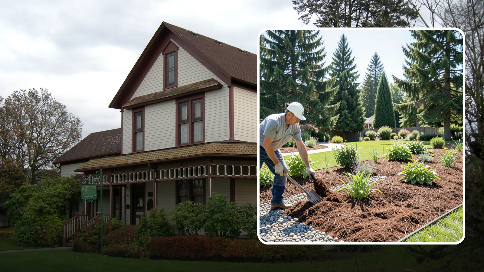 Mulch Replacement in Sumner, Pierce County, WA - Full removal and reinstall of organic mulch to rebuild healthy, moisture-balanced beds.