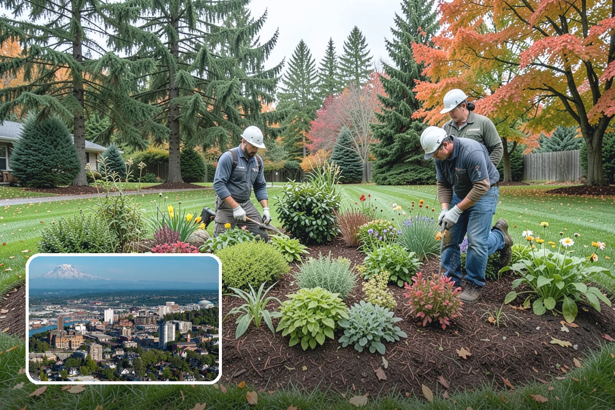 Mulch Replacement in Tacoma, Pierce County, WA - Rebuilds soil structure as the fresh organic layer decomposes