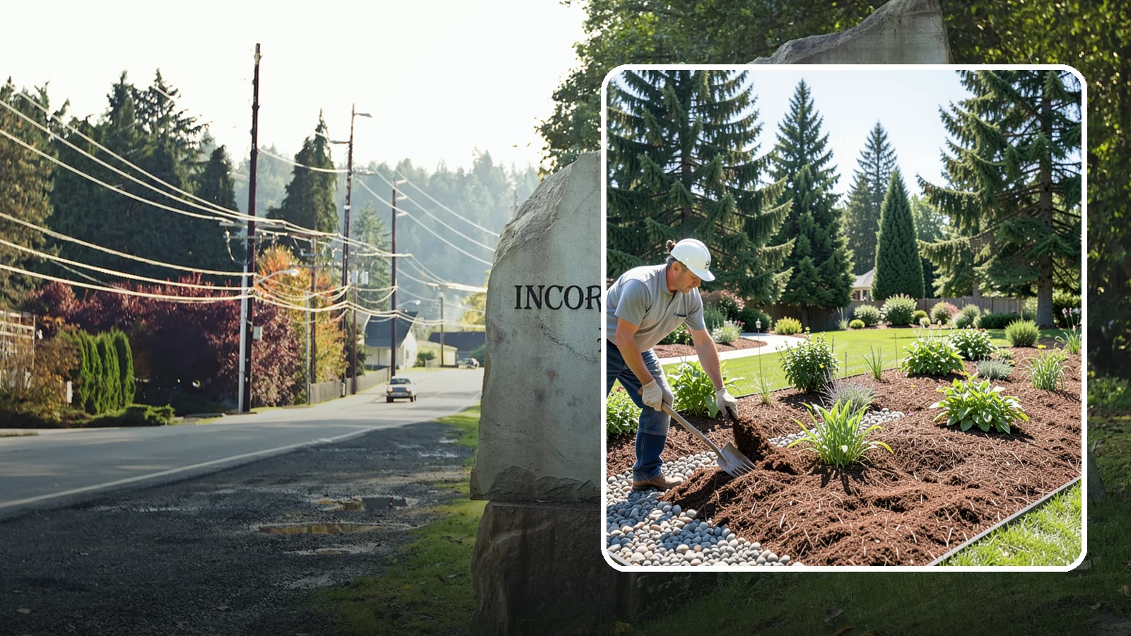 Mulch Replacement in Wilkeson, Pierce County, WA - Full removal and reinstall of organic mulch to rebuild healthy, moisture-balanced beds.