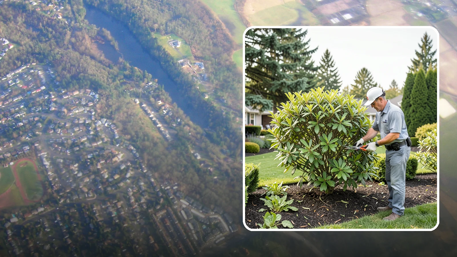 Nandina Pruning in Algona, King County, WA - Cane-by-cane thinning of nandina to renew the plant, control height, and maintain its graceful, layered appearance.