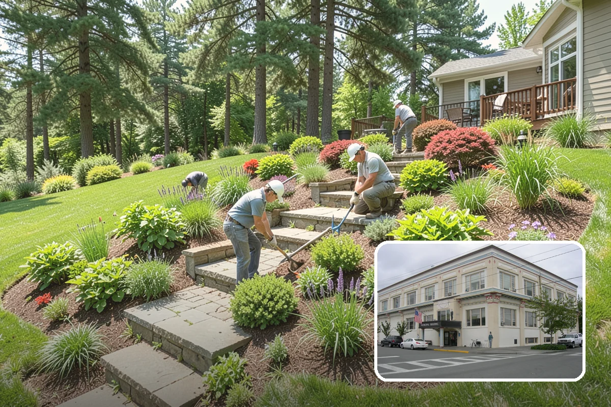 Nandina Pruning in Anacortes, Skagit County, WA - Preserves the natural layered, tiered form of the plant