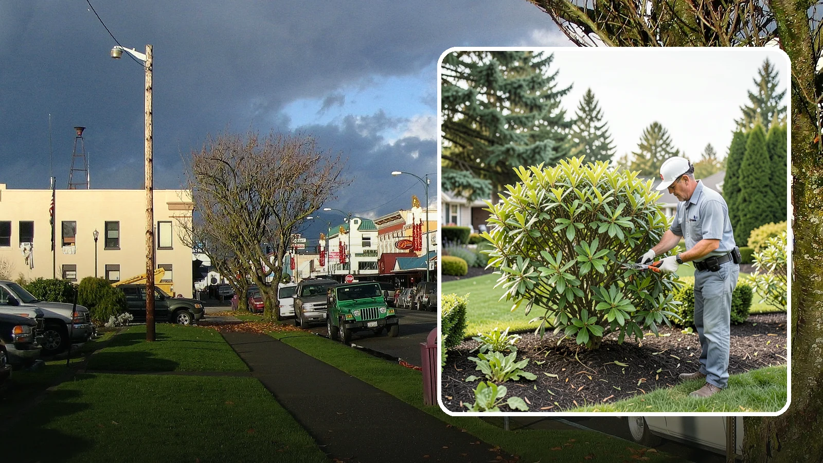 Nandina Pruning in Arlington, Snohomish County, WA - Cane-by-cane thinning of nandina to renew the plant, control height, and maintain its graceful, layered appearance.
