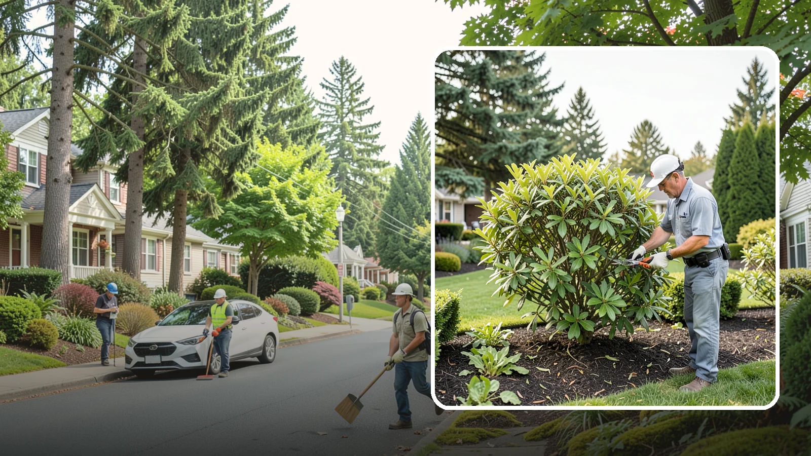 Nandina Pruning in Beaux Arts Village, King County, WA - Cane-by-cane thinning of nandina to renew the plant, control height, and maintain its graceful, layered appearance.