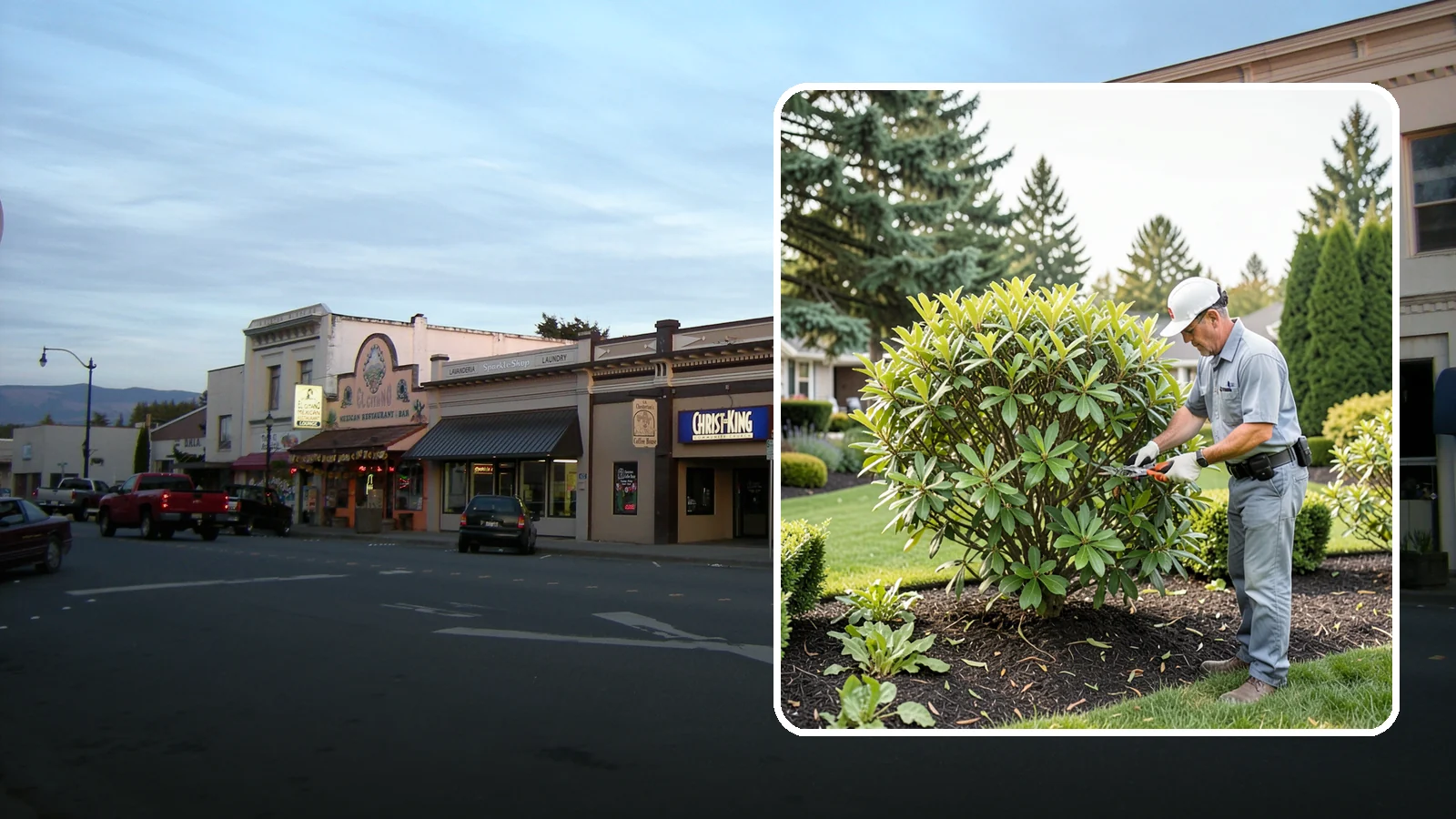 Nandina Pruning in Burlington, Skagit County, WA - Cane-by-cane thinning of nandina to renew the plant, control height, and maintain its graceful, layered appearance.