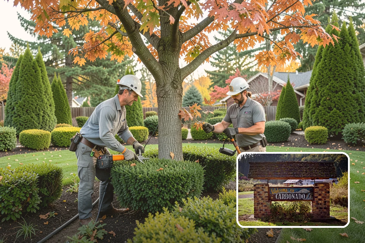 Nandina Pruning in Carbonado, Pierce County, WA - Preserves the natural layered, tiered form of the plant