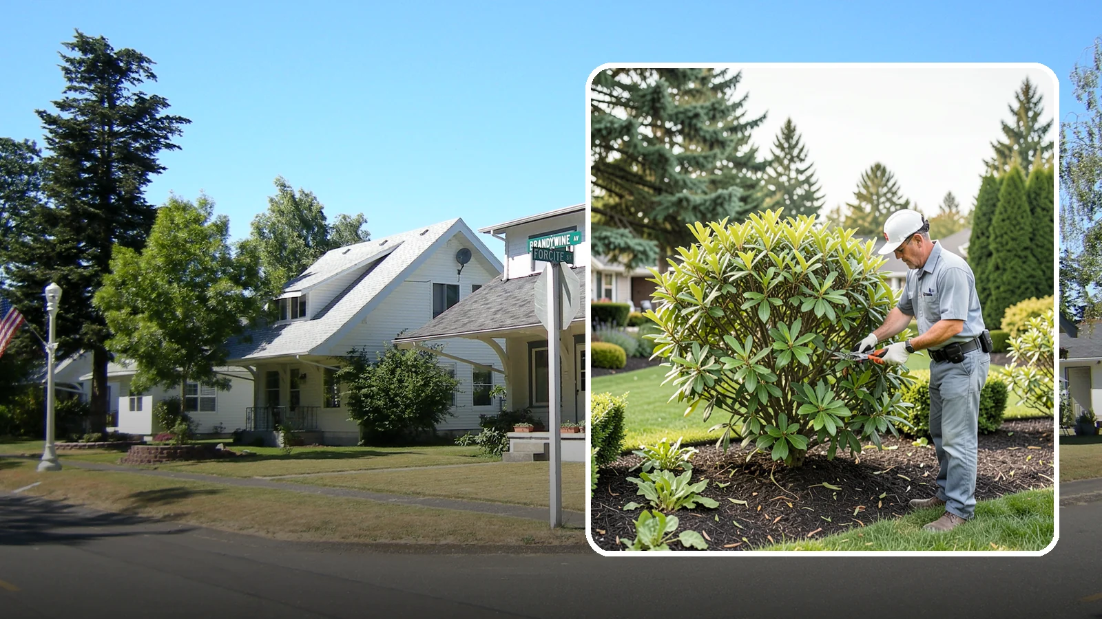 Nandina Pruning in DuPont, Pierce County, WA - Cane-by-cane thinning of nandina to renew the plant, control height, and maintain its graceful, layered appearance.