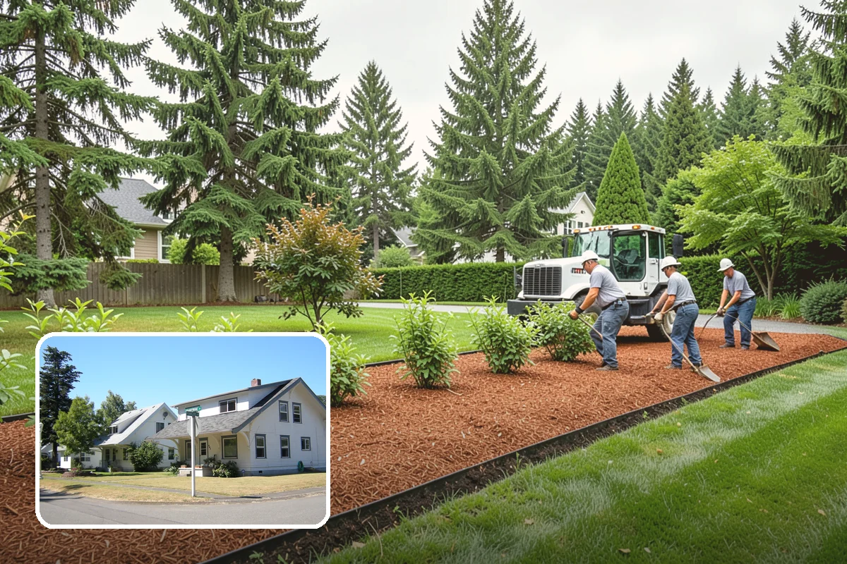 Nandina Pruning in DuPont, Pierce County, WA - Preserves the natural layered, tiered form of the plant