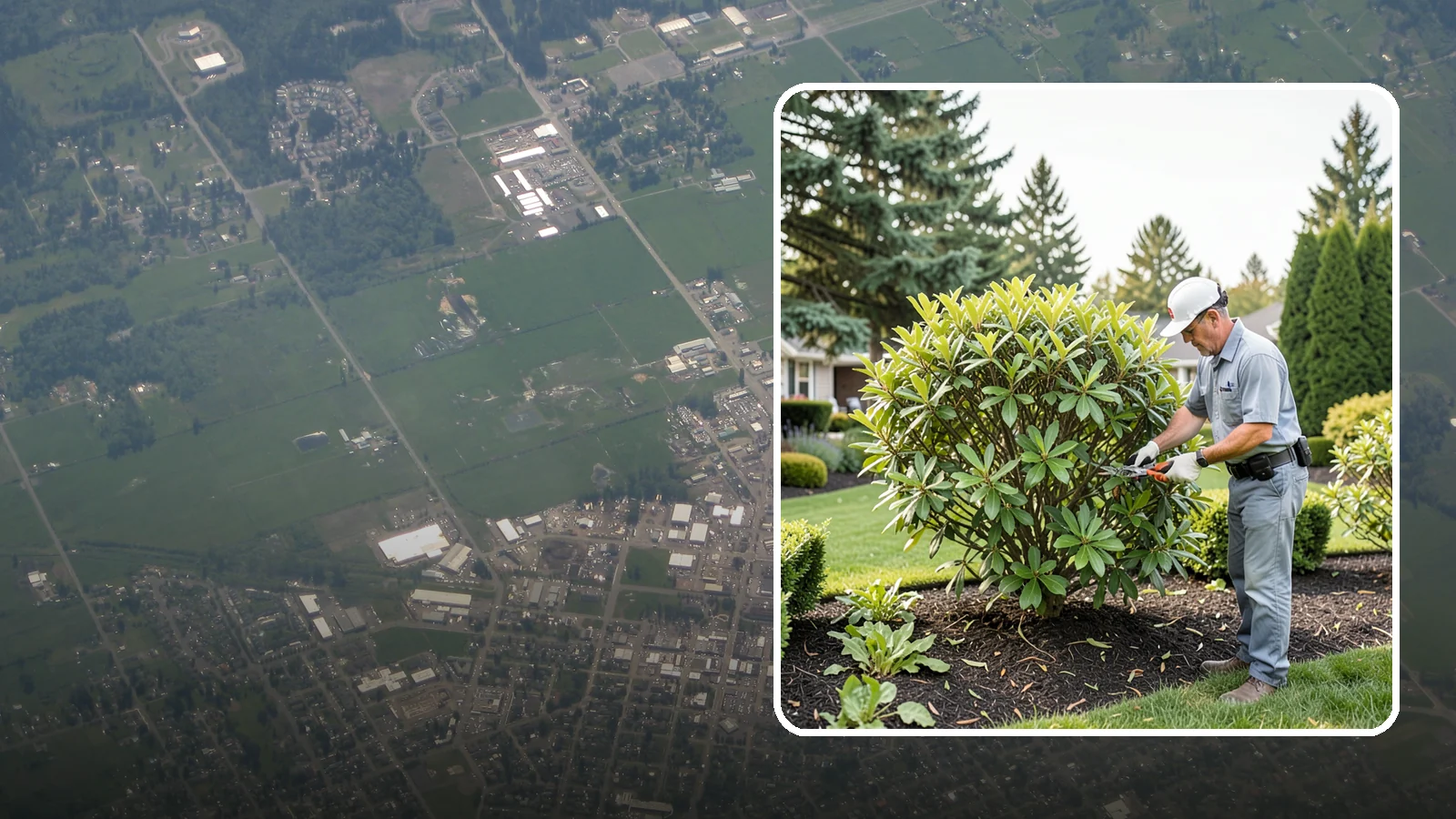 Nandina Pruning in Enumclaw, King County, WA - Cane-by-cane thinning of nandina to renew the plant, control height, and maintain its graceful, layered appearance.