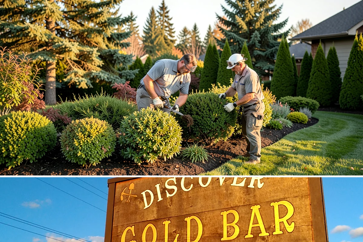 Nandina Pruning in Gold Bar, Snohomish County, WA - In the PNW, prune nandina in early spring, thinning canes at staggered heights before the season's new growth fills in.