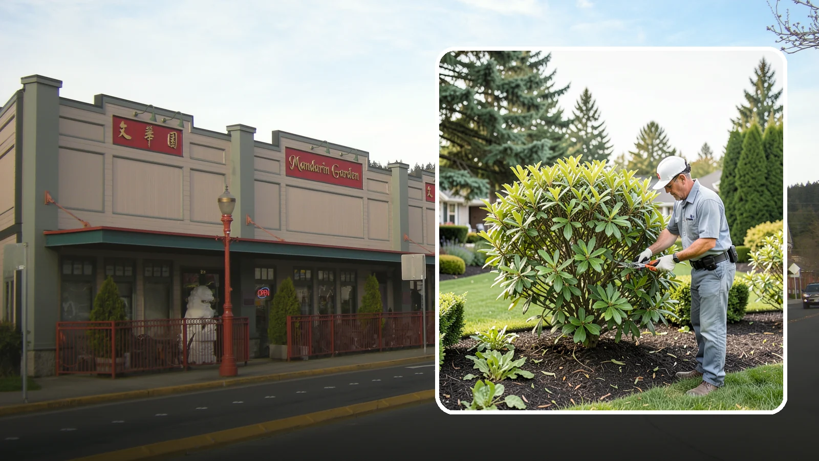 Nandina Pruning in Issaquah, King County, WA - Cane-by-cane thinning of nandina to renew the plant, control height, and maintain its graceful, layered appearance.