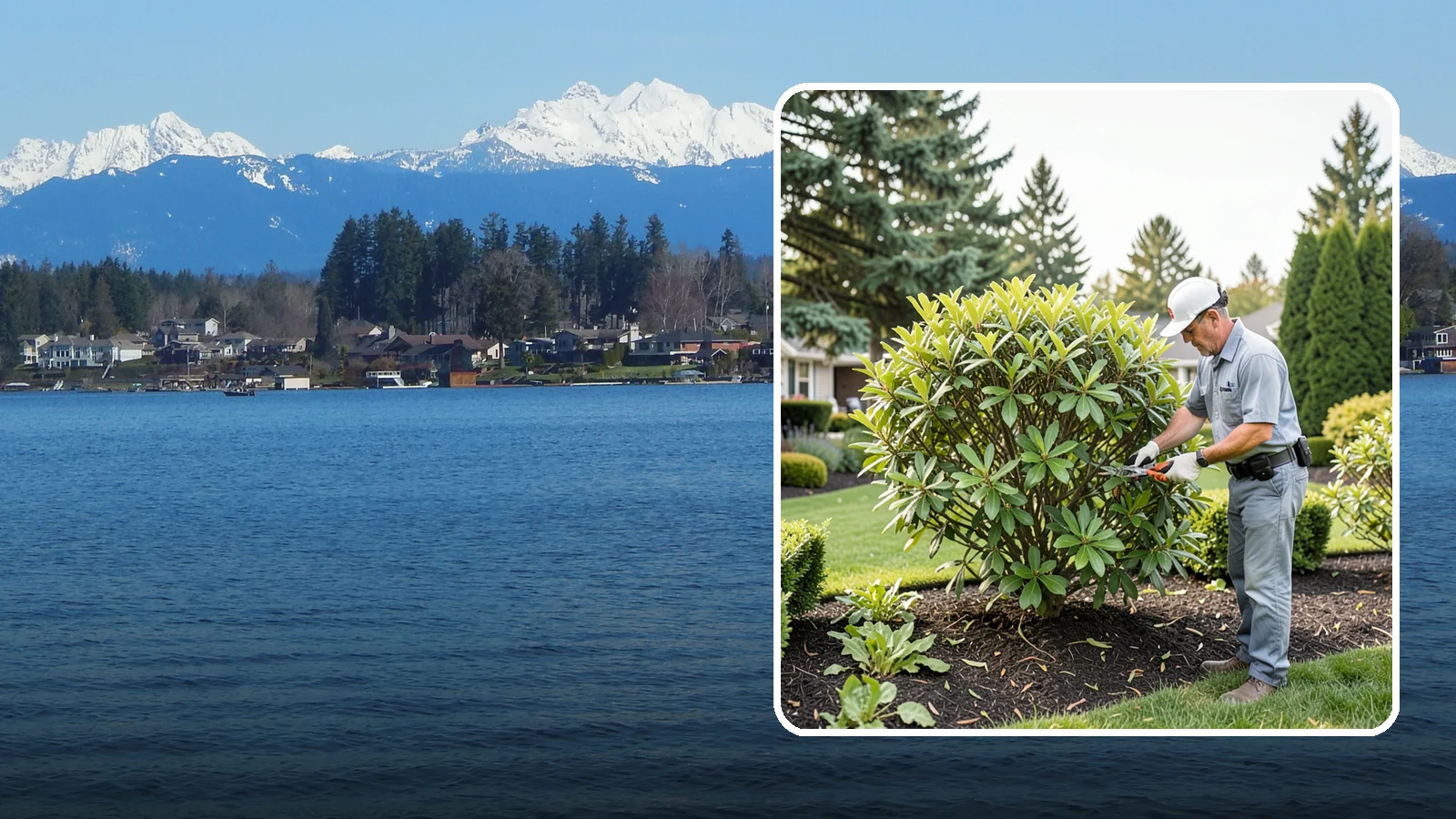 Nandina Pruning in Lake Stevens, Snohomish County, WA - Cane-by-cane thinning of nandina to renew the plant, control height, and maintain its graceful, layered appearance.