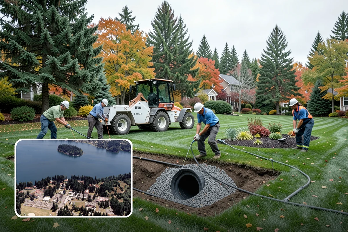 Nandina Pruning in Lakewood, Pierce County, WA - Preserves the natural layered, tiered form of the plant