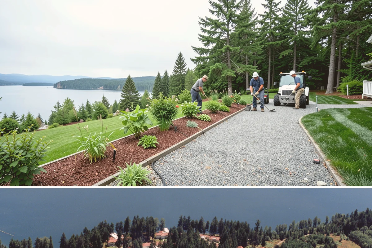 Nandina Pruning in Lakewood, Pierce County, WA - In the PNW, prune nandina in early spring, thinning canes at staggered heights before the season's new growth fills in.