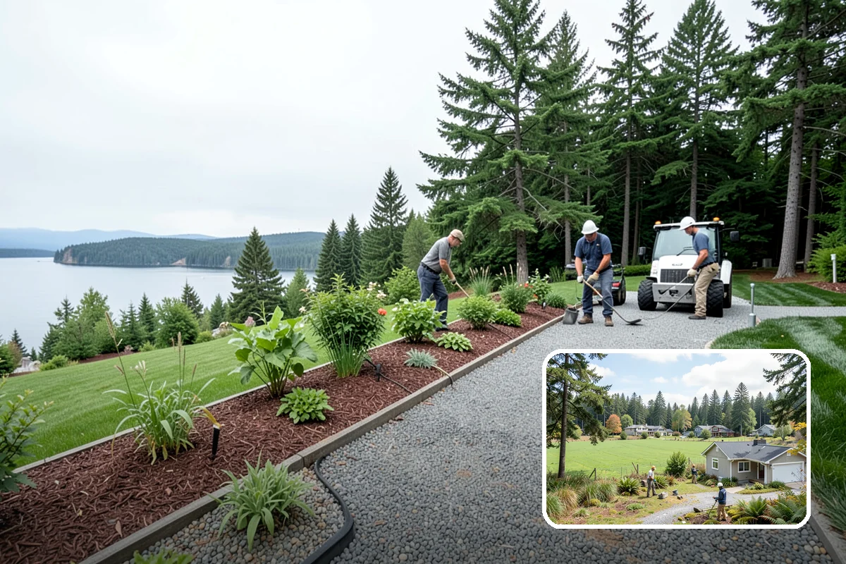Nandina Pruning in Lyman, Skagit County, WA - Preserves the natural layered, tiered form of the plant