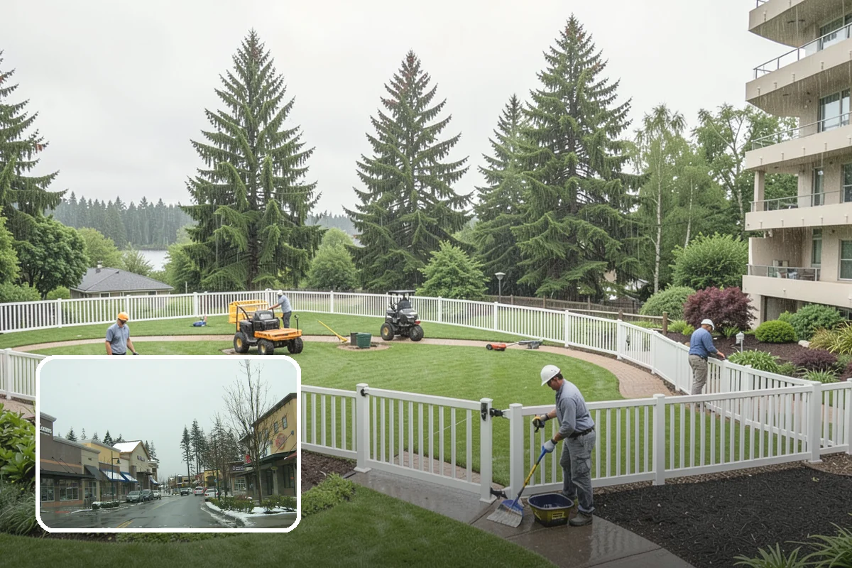 Nandina Pruning in Mill Creek, Snohomish County, WA - Preserves the natural layered, tiered form of the plant