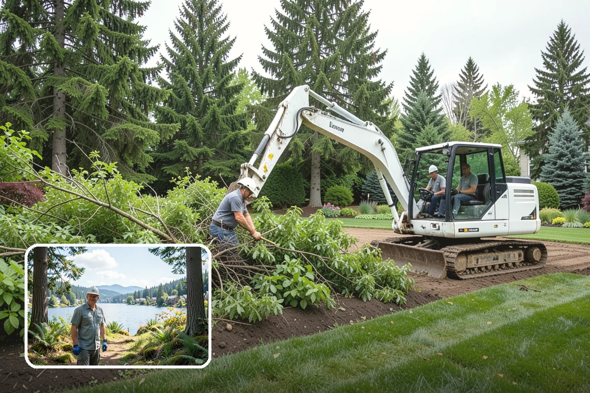Nandina Pruning in Milton, King County, WA - Preserves the natural layered, tiered form of the plant