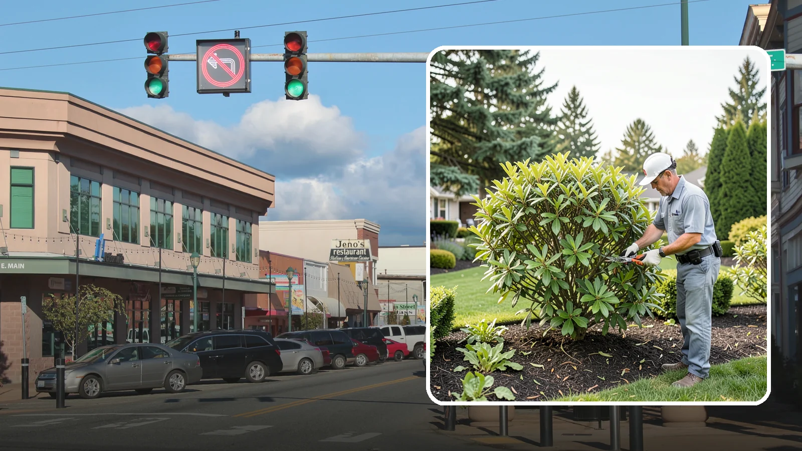 Nandina Pruning in Monroe, Snohomish County, WA - Cane-by-cane thinning of nandina to renew the plant, control height, and maintain its graceful, layered appearance.