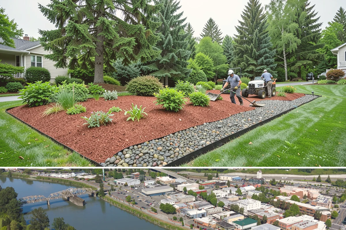 Nandina Pruning in Mount Vernon, Skagit County, WA - In the PNW, prune nandina in early spring, thinning canes at staggered heights before the season's new growth fills in.