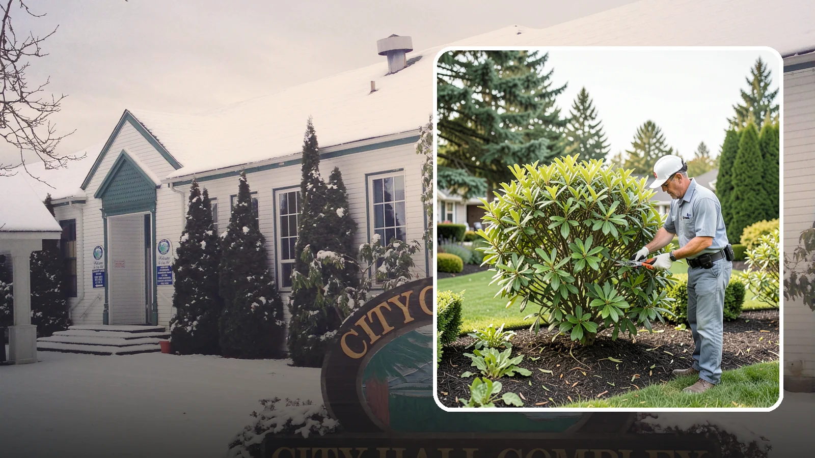 Nandina Pruning in Pacific, King County, WA - Cane-by-cane thinning of nandina to renew the plant, control height, and maintain its graceful, layered appearance.
