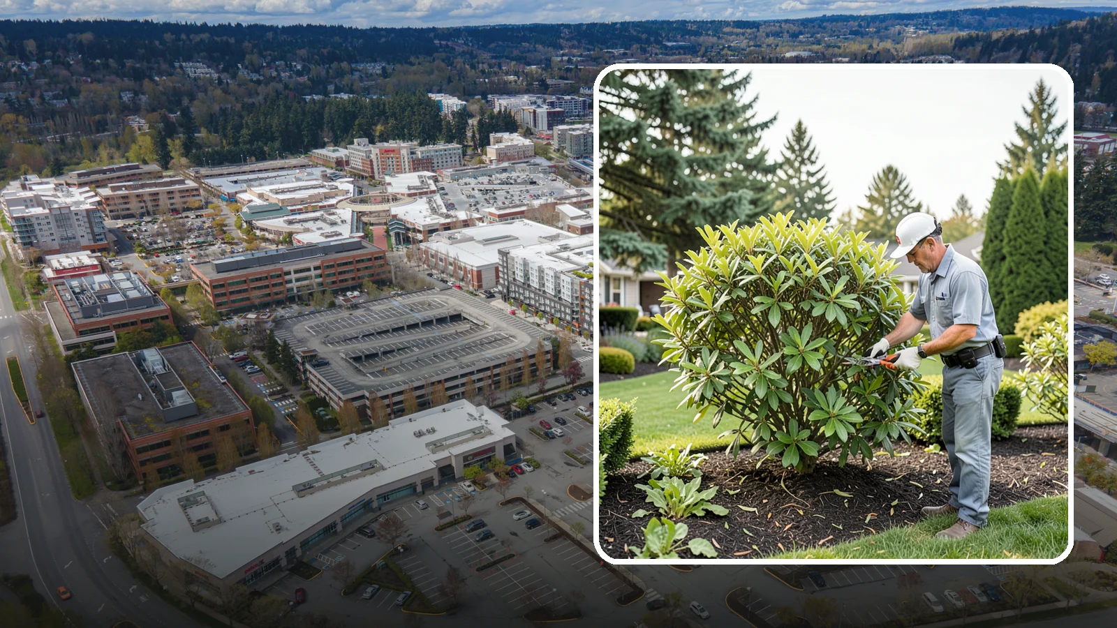 Nandina Pruning in Redmond, King County, WA - Cane-by-cane thinning of nandina to renew the plant, control height, and maintain its graceful, layered appearance.